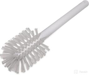 img 4 attached to Carlisle 4041300 Dish Brush with High-Quality Polyester Bristles - 12-inch Handle