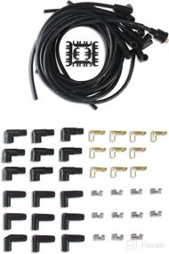 img 3 attached to ⚡️ ACCEL 4041K Spark Plug Wire Set - 8mm - Black Wire with 90 Degree Black Boots