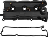 enhanced valve cover replacement set with gasket for nissan 350z infiniti fx35 g35 m35 2003-2008 - left side valve covers logo