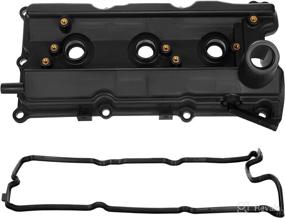 img 4 attached to Enhanced Valve Cover Replacement Set with Gasket for Nissan 350Z Infiniti FX35 G35 M35 2003-2008 - Left Side Valve Covers