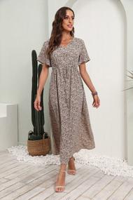 img 1 attached to Get Ready For Summer With GRECERELLE'S Women'S Boho Floral Maxi Dress