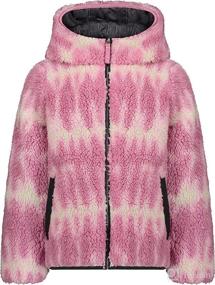 img 2 attached to Girls' Midweight Fleece Lined Jacket by LONDON FOG