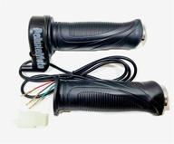 deluxemoto (tm) universal electric 🛴 scooter throttle grip handlebar for 12/24/36/48v e-bikes логотип