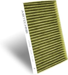 img 1 attached to AirTechnik CF10709 PM2.5 Cabin Air Filter with Activated Carbon - Compatible with 🚗 KIA Forte 5/Koup, Rio, Rio5, Rondo, Sportage & Hyundai Accent, Genesis Coupe, Tuscon, Velostor