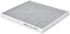 img 2 attached to AirTechnik CF10709 PM2.5 Cabin Air Filter with Activated Carbon - Compatible with 🚗 KIA Forte 5/Koup, Rio, Rio5, Rondo, Sportage & Hyundai Accent, Genesis Coupe, Tuscon, Velostor