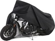 🏍️ all-season motorbike cover: universal weatherproof & waterproof with lock-holes & storage bag xxl - ideal for harley davidson, honda, suzuki, kawasaki, yamaha логотип