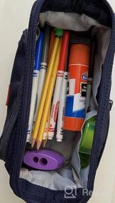 img 6 attached to Teskyer'S Extra Large Pencil Case: Perfect Solution For Students And Professionals
