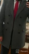 img 1 attached to Men'S Premium Wool Blend Double Breasted Long Pea Coat: Stay Warm In Style! review by Jack Duncan