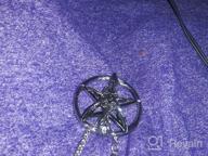 img 1 attached to 🔱 Inverted Pentagram Stainless Steel Necklace: Stylish Boys' Jewelry Accessories review by Mike Skinner