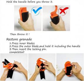 img 1 attached to Aevdor CS-Grenade Set: Enhance Your Battle Game With 2 Plastic Toy-Grenades