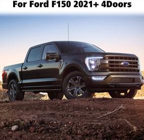 img 2 attached to Upgrade Your Ford F150'S Look With Voodonala 2021-2022 4Door Grab Handle Covers In Carbon Fiber Black (4Pcs)