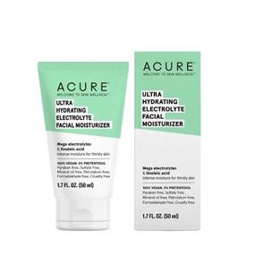 img 3 attached to Revitalize Dry Skin With Acure'S Vegan Ultra Hydrating Electrolyte Facial Moisturizer: Enriched With Plant Squalane & Prickly Pear For Intense Moisture Absorption, 1.7Fl Oz (Pack Of 1)