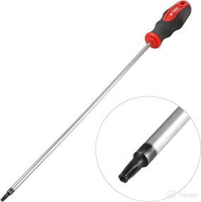 img 3 attached to 🔧 Uoboeuq 12-Inch Extra Long Magnetic Torx Screwdrivers, Security Tamper Proof, Length 12'' (300mm), Long Star Screwdrivers T20