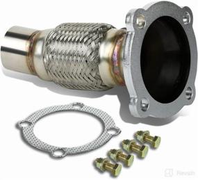 img 3 attached to 🔧 Flex Pipe Connector for 2000-2005 VW Beetle, Golf, and Jetta by DNA Motoring