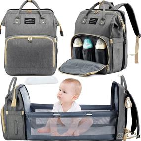 img 4 attached to Backpack Bassinet Portable Changing Foldable Diapering : Diaper Bags