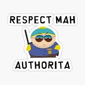 img 3 attached to Eric Cartman Respect Authorita Sticker