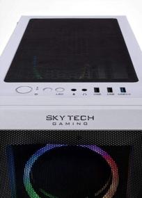 img 1 attached to Slay Your Gaming Foes with 🎮 Skytech Chronos Gaming Desktop featuring Sceptre and HDMI