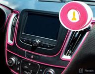 💡 enhance your car interior with mr. brighton 23ft led pink decorative molding door strip logo