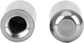 img 2 attached to Stainless Steel Door Hinge Pin Bolt Guides For Wrangler Models - 2 Piece Set Compatible With 1997-2022 JK, JKU, JL, JLU, And TJ