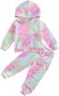 funky tie dye hoodie and pants set for your toddler's fall/winter wardrobe logo