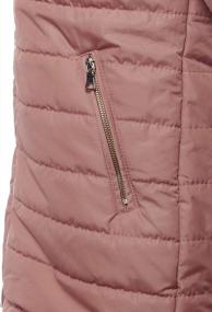 img 1 attached to Women'S Faux Fur Hooded Puffer Jacket With High Neck For Lightweight Outerwear, By A2Y