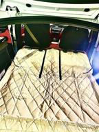 img 1 attached to Extra Large SUV Cargo Liner With 60/40 Split And Armrest Pass-Through Compatibility - Black, Made In USA By 4Knines review by Ricky Lahoti
