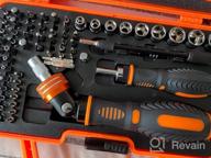 картинка 1 прикреплена к отзыву JAKEMY 69 In 1 Precision Ratchet Screwdriver Set For Household Repairs And Maintenance - Magnetic, Rotatable, And Disassemble Tool Kit For Furniture, Cars, Computers, And Electronics от Michael Weaver