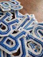 img 1 attached to Classic Black Iron On Sew On Alphabet A To Z Patches - 52Pcs Letters For Clothes review by Travis Bozman