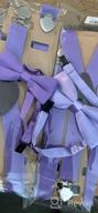 картинка 1 прикреплена к отзыву Стильные подтяжки и галстук WDSKY для мужчин и мальчиков, комплект для свадьбы с заколками в форме сердец: идеальное сочетание для элегантного образа. от Tony Miller