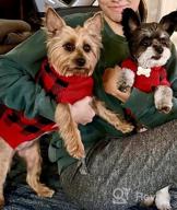 img 1 attached to KYEESE Christmas Dog Sweater Hoodie Reindeer Red Dogs Knitwear Pullover Pet Sweater With Leash Hole Ugly Christmas Dog Sweater For Small Dogs review by Chris Hernandez