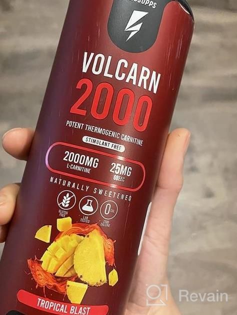 img 1 attached to Volcarn 2000 By InnoSupps: Liquid L-Carnitine For Energy Boost, Caffeine-Free With Natural Sweeteners, 32 Servings (Candy Peach Rings) review by Xiaomeng Chang