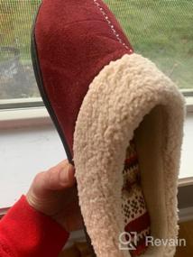 img 6 attached to ULTRAIDEAS Women'S Comfy Fleece Lined Slippers With Memory Foam