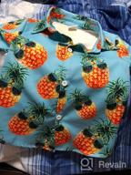 img 1 attached to Hawaiian Tropical Pineapple Boys' Clothing and Tops: RAISEVERN Tees & Shirts review by Shah Nelson