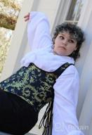 img 1 attached to Unleash Your Inner Goth With Frawirshau Women'S Steampunk Corset Vest Tank Top review by Rafael Lee