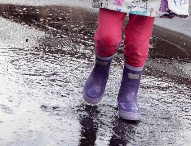 img 1 attached to Kids' Purple & Lilac Rainboots by Hatley (Toddler/Little Kid) review by David Carmody