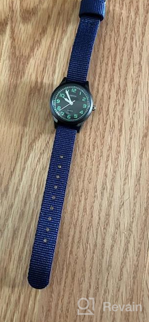 img 1 attached to LED Military Wristwatch for Students with Nylon Strap review by Joshua Days