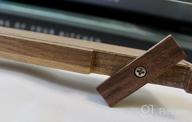 img 1 attached to Walnut Magnetic Knife Edge Guard By FINDKING, Portable And Light Wooden Sleeve For 12" Japanese Kitchen Knives, Ideal For Countertops, Drawers, And Knife Bags (Knife Not Included) review by Christopher Kumar