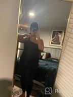 img 1 attached to Stay Chic And Comfy With OQQ Women'S Ribbed One Shoulder Jumpsuit For Yoga And Workout review by Brandon Skeet