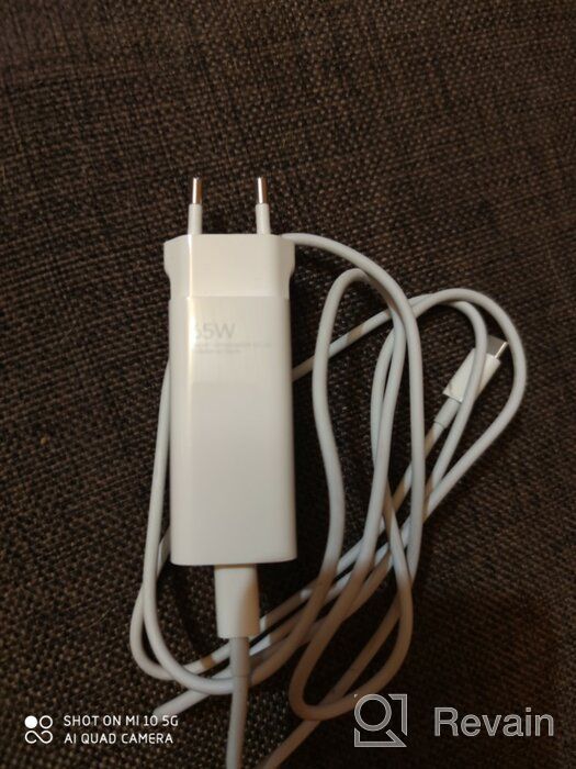 img 1 attached to Xiaomi 65W Fast Charger Type-A Type-C Network Charger, white review by Boguslawa Sikorska ᠌