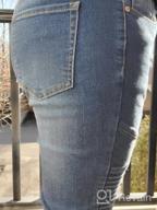 img 1 attached to Women'S Skinny Moto Jeggings Denim Slim Fit Mid Rise Stretch Pencil Pants review by George Sullivan