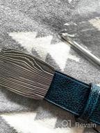 картинка 1 прикреплена к отзыву 👨 HOLMANSE Italian Leather Accessories and Belts with Contrast Stitching for Men от Pranav Osman