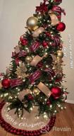 картинка 1 прикреплена к отзыву Merry Christmas Party Decor: 36 Inch Red & Black Buffalo Plaid Tree Skirt By AISENO! от Eric Aulia