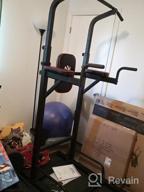 img 1 attached to 🏋️ ADVENOR Home Gym Power Tower Dip Station Pull Up Bar: Ultimate Strength Training Workout Equipment review by John Frazier