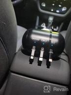 img 1 attached to Stay Powered On The Go With Multi Car Retractable Backseat Charging Station For All Phones - 3-In-1 Docking Station Compatible With IPhone, Samsung And Android review by Kurt Manning