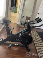 img 1 attached to Get Your Heart Pumping With RIF6 Exercise Bike – Indoor Cycling With Adjustable Seat, LCD Monitor And Heart Rate Sensor review by Danny Bell