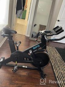 img 5 attached to Get Your Heart Pumping With RIF6 Exercise Bike – Indoor Cycling With Adjustable Seat, LCD Monitor And Heart Rate Sensor