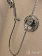 img 1 attached to Adjustable Handheld Shower Bracket With Brushed Brass/Gold Finish - No Drill Installation Required review by Faliere Jorge
