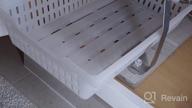картинка 1 прикреплена к отзыву 🚿 Белый двухъярусный органайзер и хранилище под раковиной с перегородками - полка для ванной комнаты и корзины для шкафа от Drew Beckett