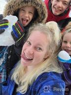img 1 attached to Kids Winter Windproof Ski Gloves - Warm Snow Gloves for Boys and Girls (4 Pairs) review by Manni Diaz