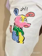 img 1 attached to 👚 DEEKEY Girls' Clothing: Graphic Toddler Short Sleeve T Shirts in Tops, Tees & Blouses review by Jami Boetel